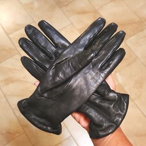 Antonio Murolo Ladies Nylon/Leather Gloves 6.5